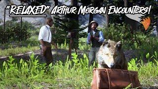 KEEPING CALM: Arthur Morgan's Coyote Encounter with Albert Mason  Relaxing Gameplay