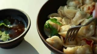 Leckere Pelmeni (Teigtaschen, Knödel) aus GastroOma Neuss - Ukrainische Küche.