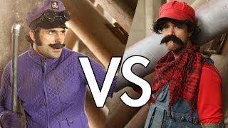 Mario VS Waluigi (Fight Scene from Mario Warfare)