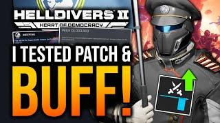 Helldivers 2 - New Patch & Buff Tested! Major Order News!