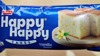 Parle Happy Happy Vanilla Flavour Slice Cake | Ingredients, Taste, Price, Ad | Parle Products