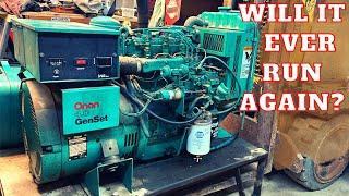 Onan Diesel Generator was in a FLOOD! (Full of water) Will it run???