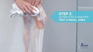 How to use Nair Sensitive Hair Removal Shower Cream | Nair Australia