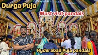 Durga puja 2022 | Must visit pandals in Hyderabad | Bengali food | Ridewala