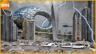 Dubai is sinking! Is Angry Weather God Punishing UAE with Massive Flooding & Thunderstorm?