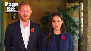 Prince Harry and Meghan Markle look stiff in first joint appearance in nearly 2 months