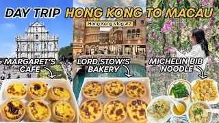 Day Trip to MACAU from HK: Food Tour | Portuguese Egg Tarts | Venetian Shops | TeamLab SuperNature
