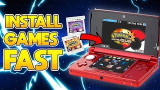 Install 3DS Games FAST with this NEW Method!  (3DS Custom Install Guide)