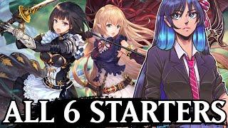 Opening ALL 6 Shadowverse Evolve Starter Decks!