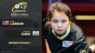 April Larson vs Chia-Hua Chen ▸ Predator World Women's 10-Ball Championship
