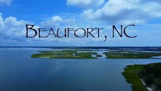 2022 Downtown Beaufort NC 4K Drone Stock Footage by Above Terra Licensed Part 107 UAV Pilot