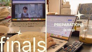  preparing for college finals | projects, internship + kdramas...