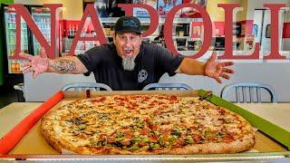 This Pizza In LAS VEGAS Is Ginormous! | Napoli Pizza & Restaurant