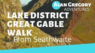 GREAT GABLE LAKE District, Walk From Seathwaite,Base Brown,Green Gable