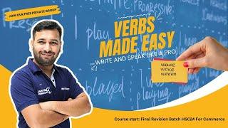 Verbs Made Easy: Write and Speak Like a Pro । Joynal Academy