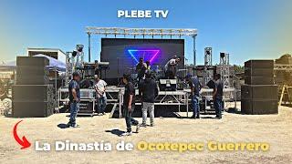 Instalando EQUIPO DE SONIDO en un EVENTO | Con Grupazo La Dinastia de Ocotepec Guerrero! 