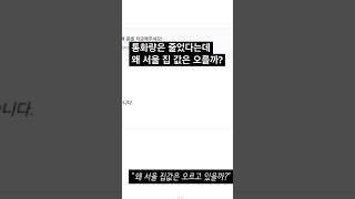 통화량과 서울 집 값에 대한 기사를 보고 #부동산기사 #부동산공부 #경제