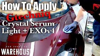 How to Apply Gtechniq Crystal Serum Light and EXOv4 // Lotus Evora