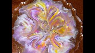 Super pretty resin coasters using Let’s resin opaque pigment dyes