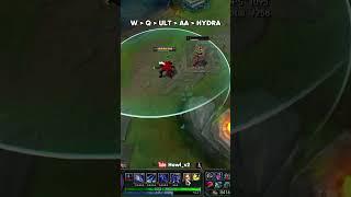 TALON - HOW TO COMBO WITH HYDRA #leagueoflegends #talon