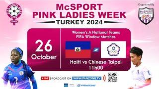 ⭕️ REPLAY | Haiti (3-2) Chinese Taipei | PINK LADIES WEEK | MATCH 3° | 26/10/2024 | FANZONE TV