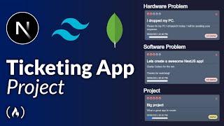 Next.js, Tailwind CSS, and MongoDB Project Tutorial – Ticketing App