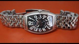 c2005 Franck Muller Casablanca men's luxury watch.  Model reference 6850.