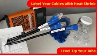 How To Label Cables Using Heat Shrink