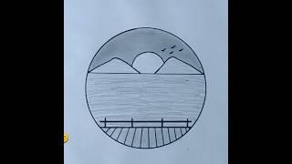 Circle Drawing Ideas  Easy & Beautiful  #drawing #trending #shorts