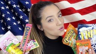 British Girl Tries American Candy & Snacks | ThoseRosieDays