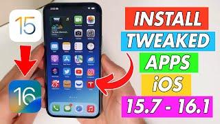 How to Get Tweaked Apps on iOS 15.7-16.1 Easily! (No Jailbreak)