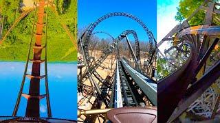 Every Roller Coaster at Silver Dollar City! Front Seat POV! Branson Missouri Theme Park!
