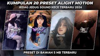 KUMPULAN 20 PRESET ALIGHT MOTION SOUND KECE TERBARU 2024 | PRESET DIBAWAH 5MB