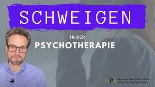  Schweigen in der Psychotherapie - Eine Chance für Patienten und Therapeuten