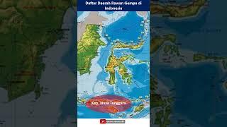 Daftar Daerah Rawan Gempa di Indonesia