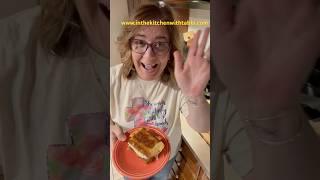 Grilled Cheese using my homemade Focaccia Bread - #yummy 