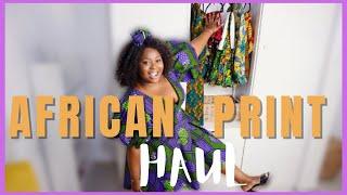 I TRIED BLACK OWNED FASHION BRANDS - African Print Haul | Plus Size Try-On 2020