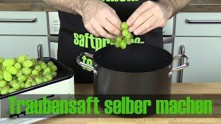 In 5 Schritten: Traubensaft selber machen