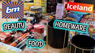 B&M SHOPPING HAUL + ICELAND FOOD WAREHOUSE