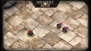 Honest War - 3D стратегия (RTS) БОЙ - 1 Миротворец (+ щит + разгон) VS 2 Миротворцев.