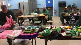 Auburn State Prison's crochet club