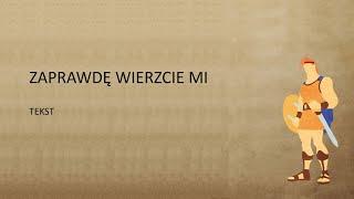 Zaprawdę wierzcie mi - Herkules (1997) tekst