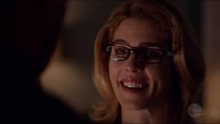 Felicity tells Oliver she's pregnant! Arrow s07e14!