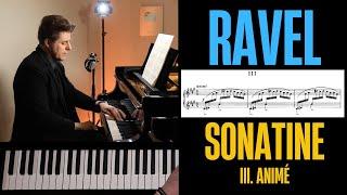 Ravel - Sonatine, 3rd movement (Animé) Tutorial