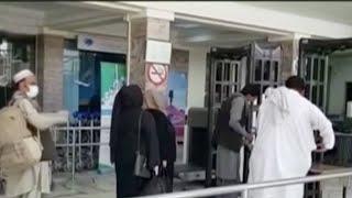 Taliban check passengers entering Kabul airport after flights resume