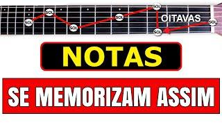 Como MEMORIZAR TODAS AS NOTAS no braço do violão - RÁPIDO E FÁCIL - Prof. Sidfimar Antunes