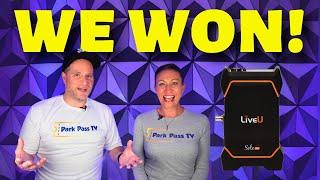 We Won A Global Live Streaming Contest! | Park Pass TV Won A LiveU Solo Pro Streaming Package!