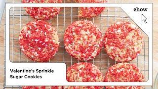 Valentine's Sprinkle Sugar Cookies