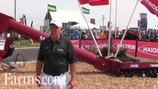 Meridian Manufacturing Introduces a 14 Inch Grain Auger at Farm Progress Show.