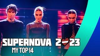 Supernova 2023 (Latvia) Semi Final - My Top 14